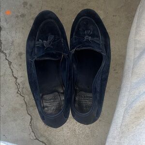 Men's Black Slip-On Shoes